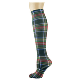 Black Tartan Knee Highs