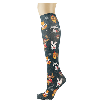 Christmas Critters Knee Highs
