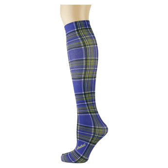 Lucky Plaid Knee Highs