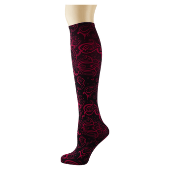 Majesty on Cranberry Knee Highs