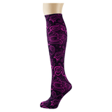 Majesty on Magenta Knee Highs