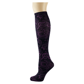 Majesty on Plum Knee Highs