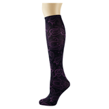 Majesty on Plum Knee Highs