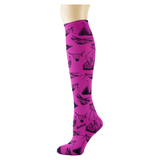 Seduction on Magenta Knee Highs