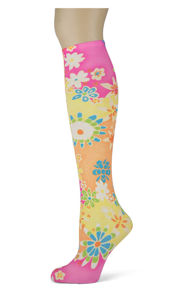 Surfside Daisy Tweener Knee Highs