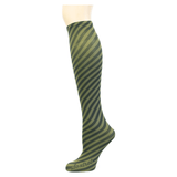 Bias Stripe on Spruce Knee Highs