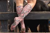 Classic Paisley Knee Highs