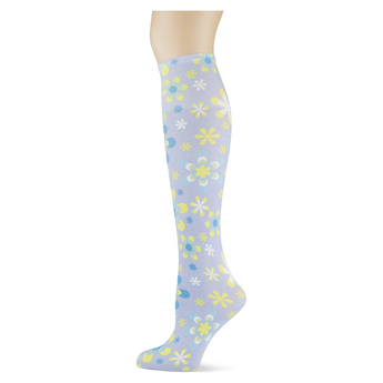 Fun Flowers Tweener Knee Highs