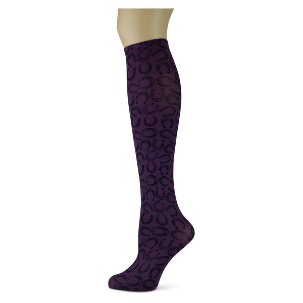 Good Luck on Plum Knee Highs