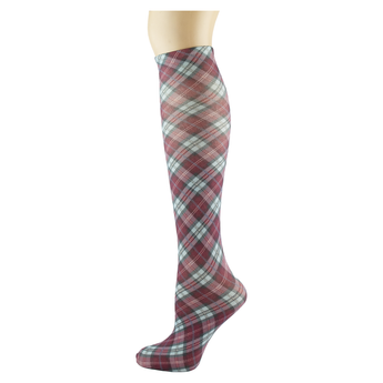 King Plaid Tweener Knee Highs