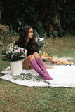 Lace Trellis on Azalea Knee Highs