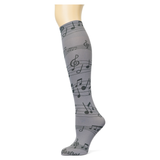 Musica on Smoke Knee Highs
