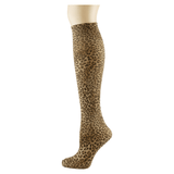 Mini Skin on Taupe Knee Highs