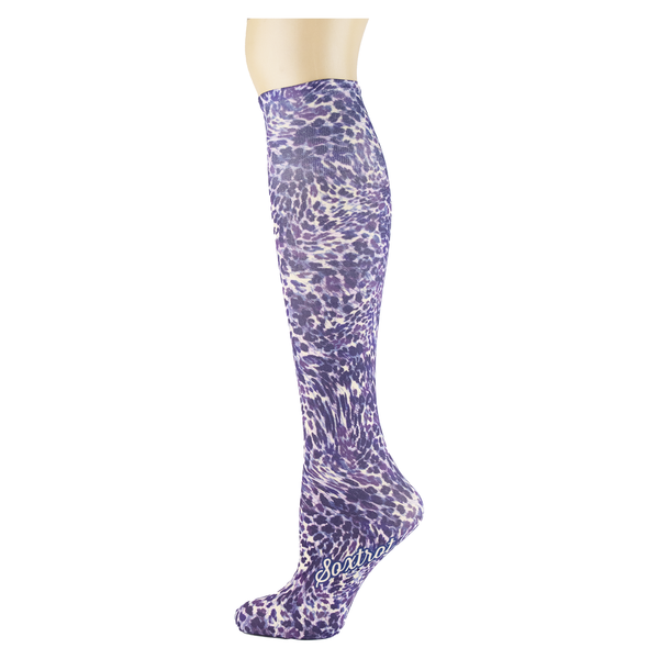 Purple Mini Skin Tweener Knee Highs