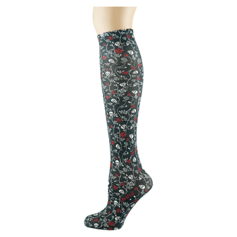 Skuls N' Roses Tweener Knee Highs