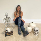 Skuls N' Roses Tweener Knee Highs