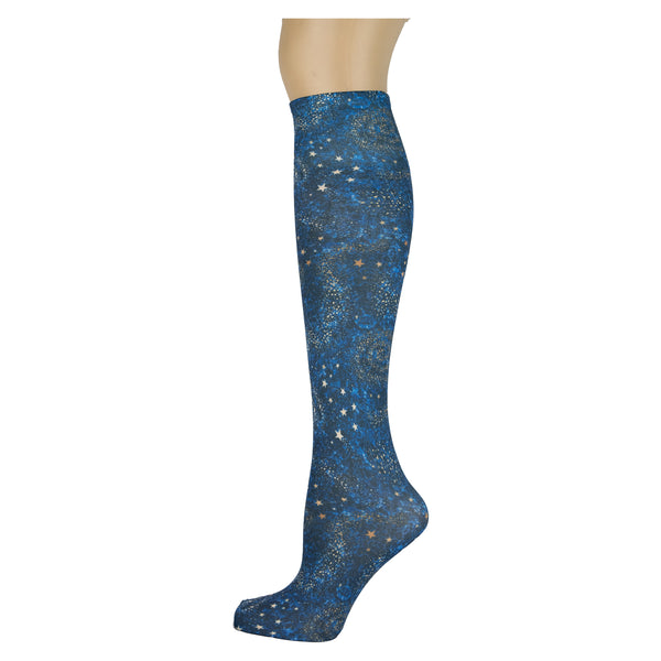 Starry Night Tweener Knee Highs