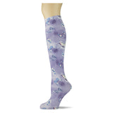 Violet Butterfly Knee Highs