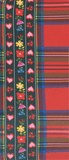 Love Plaid Tweener Knee Highs